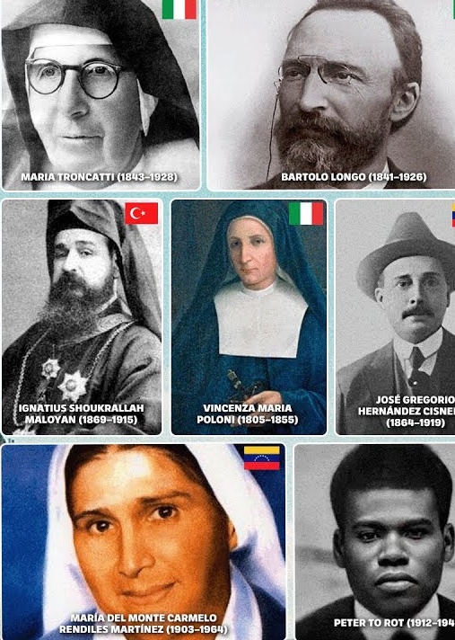 Conheça quem são os 7 novos santos da Igreja